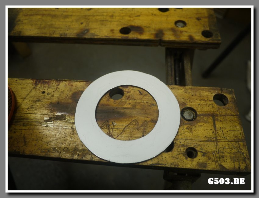 Spacer Ring cut from 3mm PVC