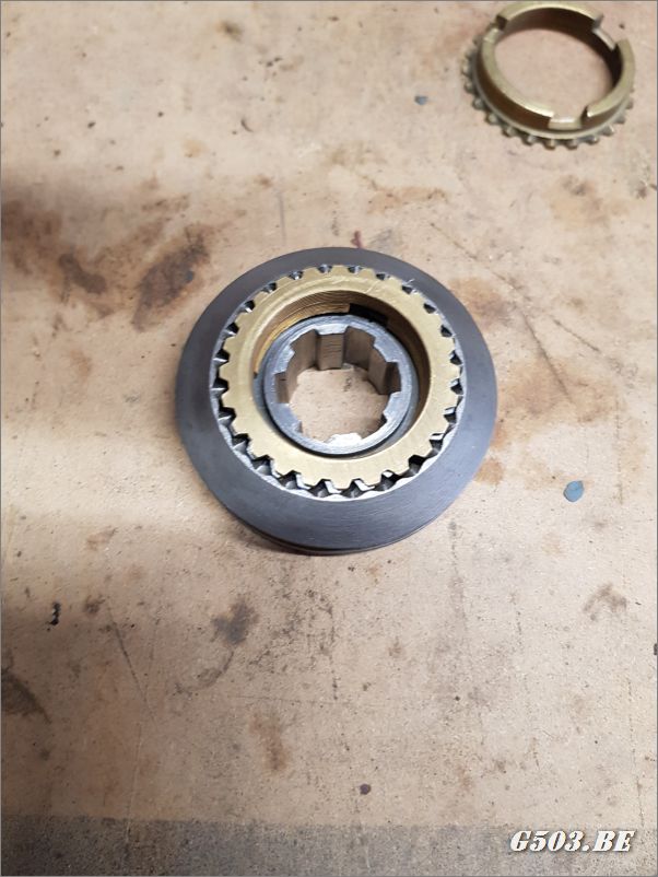 The blocking rings sit in place